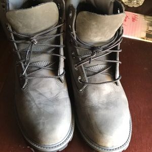 Reflective timberland boots